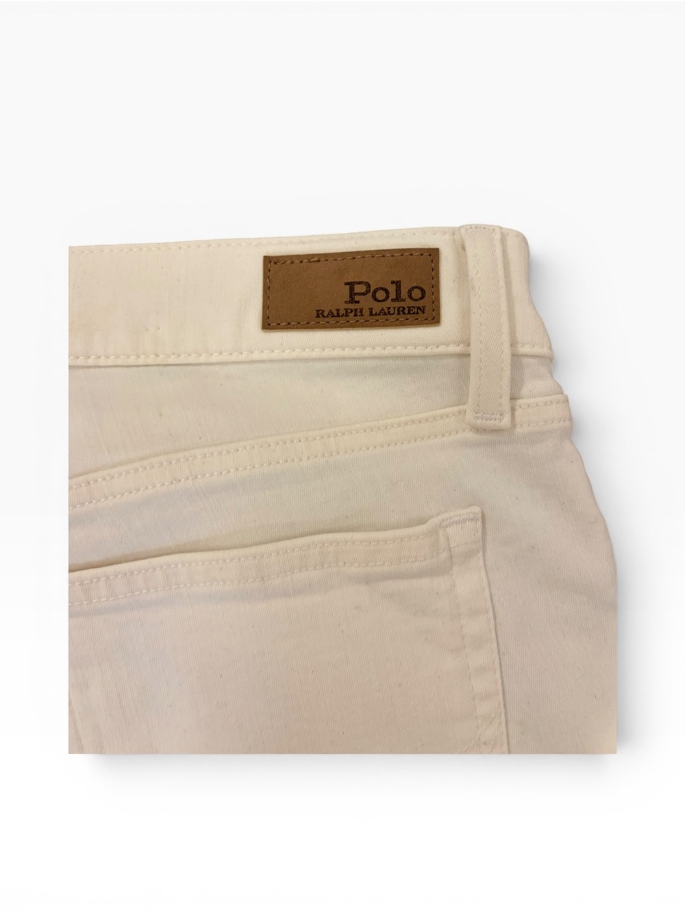 Ralph Lauren Polo High-ride ankle skinny jeans with raw hem Size 31 - Picture 3 of 6